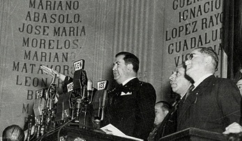 Durante la Presidencia de Manuel Ávila Camacho.