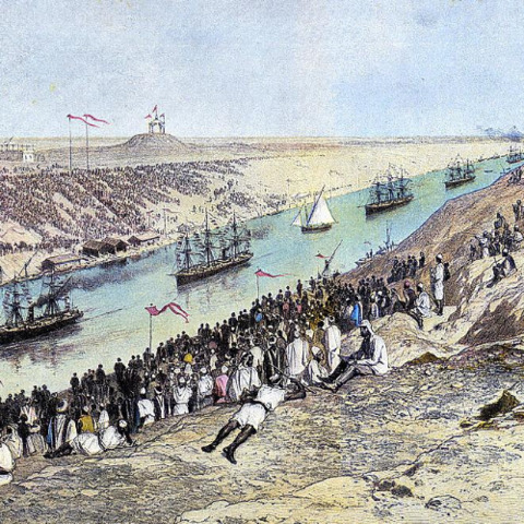 Inauguració del Canal de Suez