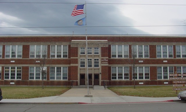 My first day of middle school.