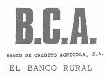 Fundación del Banco Nacional de Crédito Agrícola S. A.