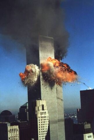 Twin Towers of World Trade Center Destroyed