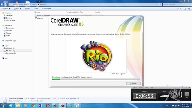 Corel Draw versión 5