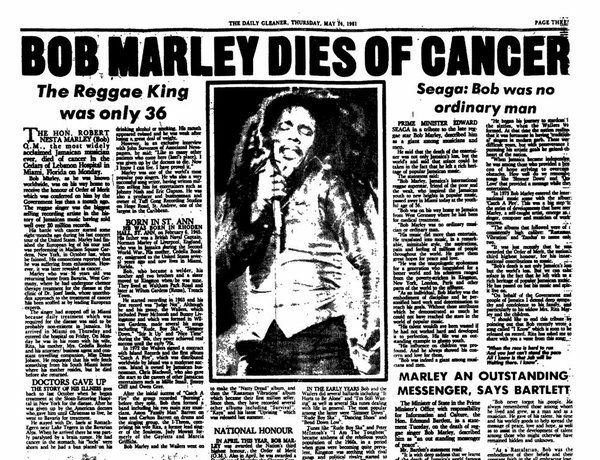 He died of cancer when he was 36 years old