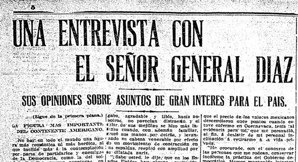 Díaz casi 30 años de poder