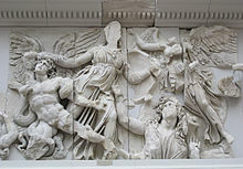 Grecia.  Friso oriental del Altar de Pérgamo