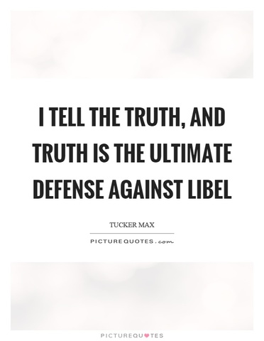 Truth as the Defense