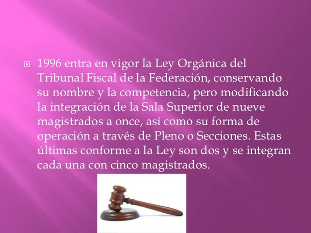 Entra en vigor la Ley Orgánica del Tribunal Fiscal de la Federación