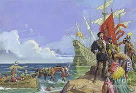 LLEGADA DE HERNÁN CORTÉS A YUCATÁN