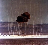 Nuclear Testing Begins with Detonation of "Shot Able"