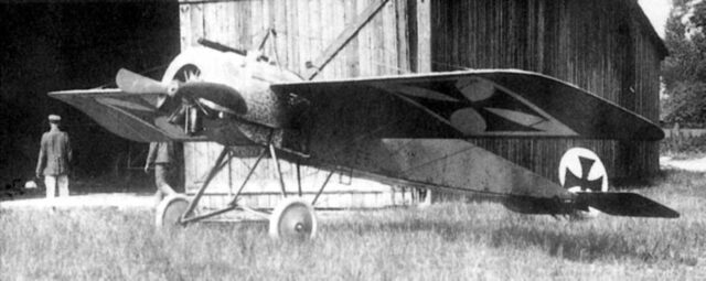 Germans implemented for the first time an airplane (Fokker Scourge)