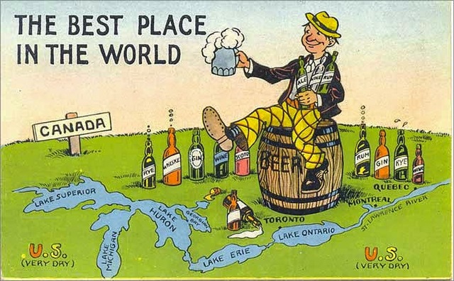 (-1) / (Political) - Prohibition enforced in Canadian Law