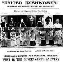 Sufragi universal femenina a Irlanda