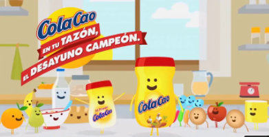 ColaCao en tu tazón, el desayuno campeón.