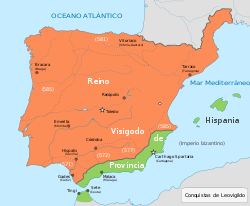 Suintila recupera todos los territorios de la Península Ibérica para los visigodos