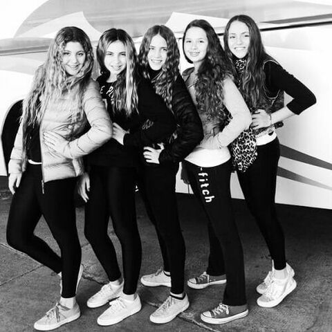 Noa, Dánae, Inès i Ivet.