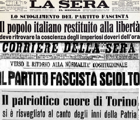 Scioglimento del Partito Nazionale Fascista