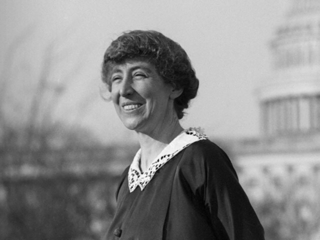 First woman to be elected to Congress