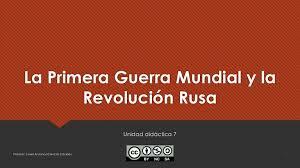 Revolución Rusa ,salida de la 1 Guerra Mundial
