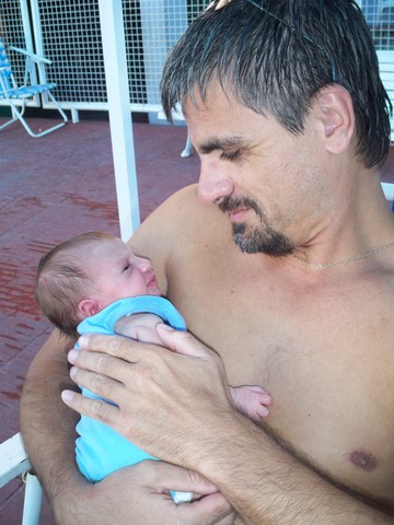 En el club con papá