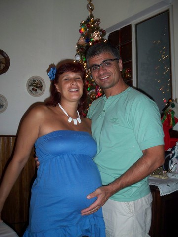 Mis papis en Navidad