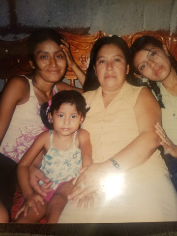 viviendo con la abuela