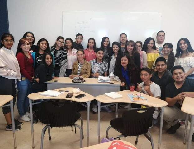 Primera foto en la Universidad