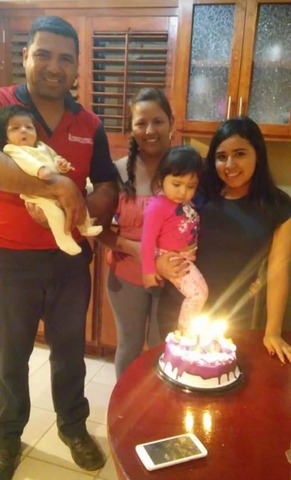 FELIZ POR QUE LA FAMILIA ESTA CRECIENDO