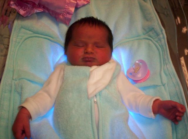 Haylea in the hospital