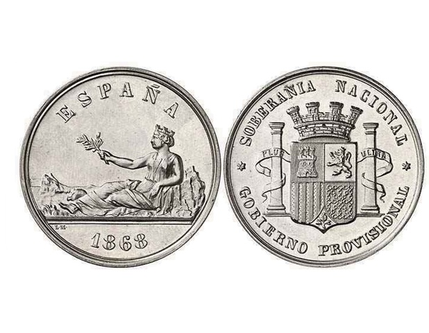 La peseta moneda única de España