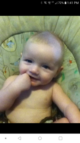 My cousin DJ was born