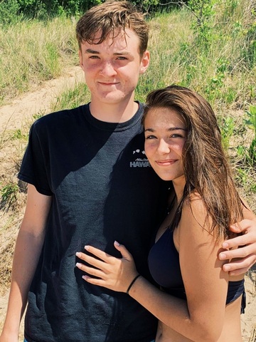 I went to the beach with AJ