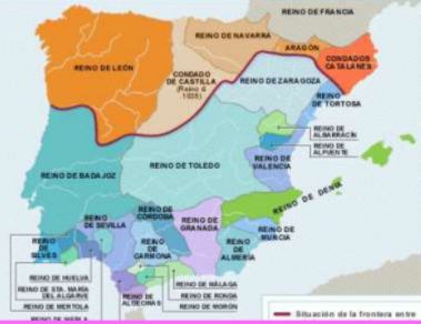 Al Andalus erresuma txikitan banatu zen