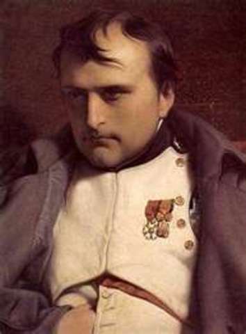 Napolean dies in exile