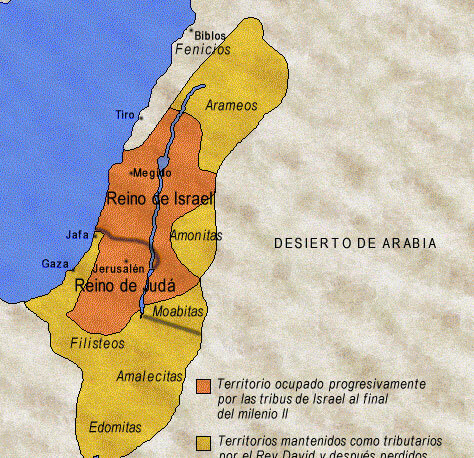 Sublevación del pueblo de Israel en dos Reinos