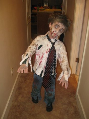 Brayden on Holloween.
