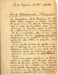 La ley de la colonización fue aprobada