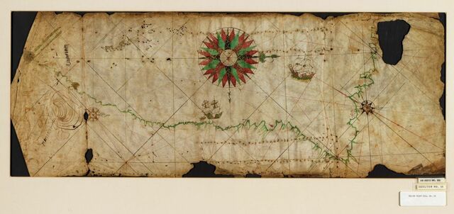 Portulan de la cote pacifique - auteur inconnu