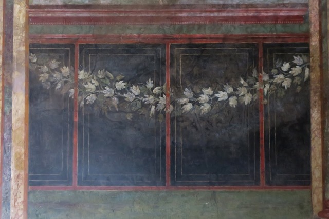 Friso ornamental de la Villa de los Misterios en Pompeya