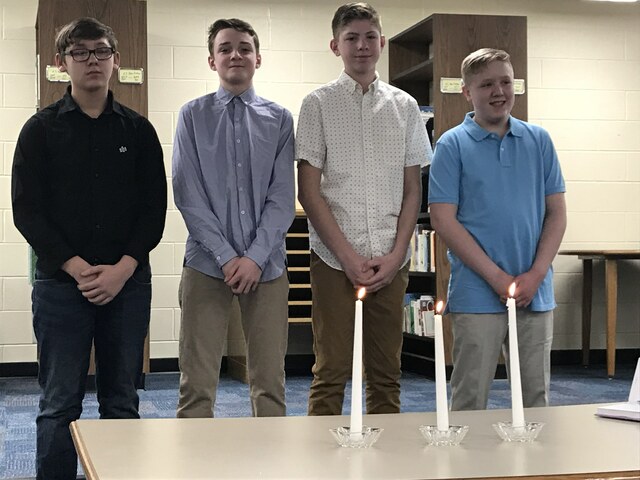 I was inducted into JHS.