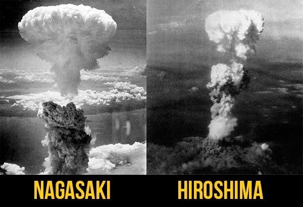 Explosion de las bombas en Hiroshima y Nagasaki