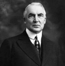 Harding was elected president