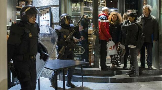 La Unidad de Intervención Policial entra en acción