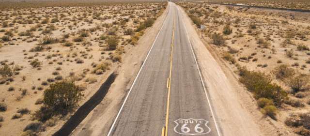 The construction of Route 66