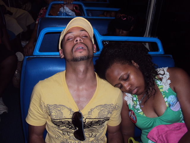 On the bus after a long long day