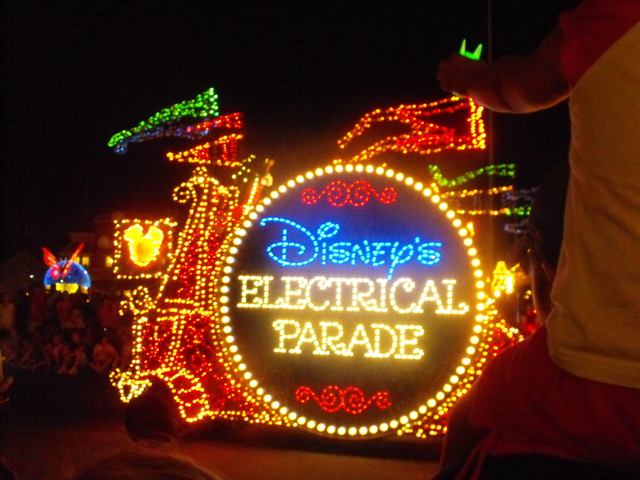 The Electric Parade at dark