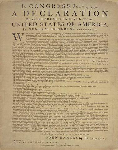 Declaration of Independence
