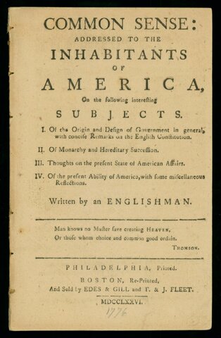 Common Sense Pamphlet