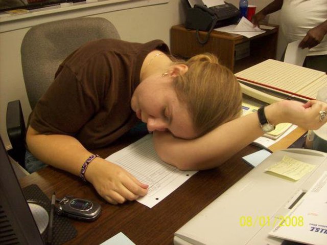 Steph gets tired of teaching and comes home