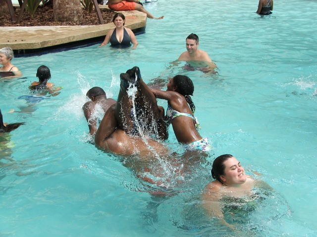 Relaxing at the timeshare (if that is what you want to call it)