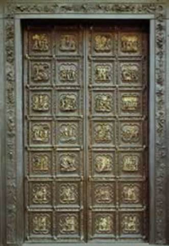 Doors for the baptistery of San Giovanni in Florence